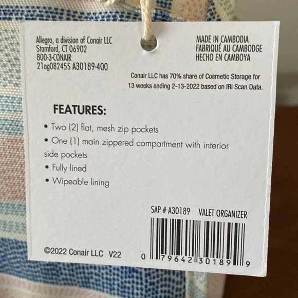 Sophia Joy Cosmetics Case with Handle. NWT - Picture 12 of 12